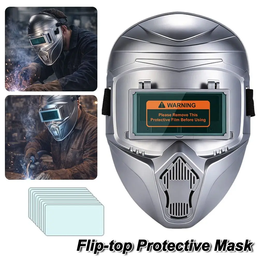 High-definition Flip-top Protective Mask Multifunctional with Ventilation Hole True Color Variable Light Face Shield Headband
High-definition Flip-top Protective Mask Multifunctional with Ventilation Hole True Color Variable Light Face Shield Headband