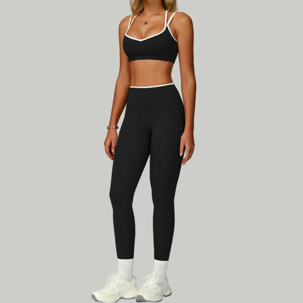 Two Piece Color Blocked Yoga Suit Women Sports Bra High Waist Leggings Shorts Outfit Gym Set Fitness Workout Clothes Sportswear
Two Piece Color Blocked Yoga Suit Women Sports Bra High Waist Leggings Shorts Outfit Gym Set Fitness Workout Clothes Sportswear