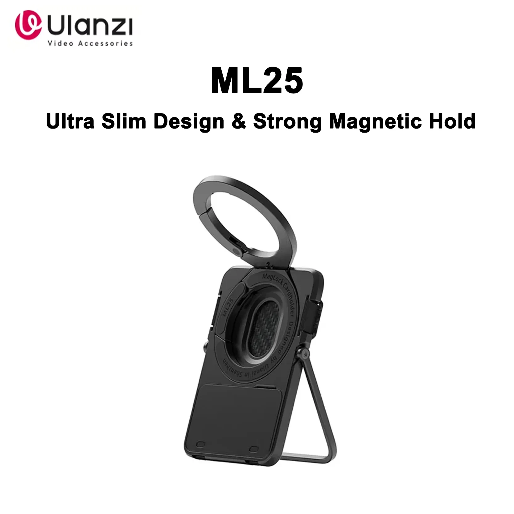Original Ulanzi ML25 2 In 1 Magsafe Phone Stand And Card Holder Ultra Thin For Travel And Live Streaming
Original Ulanzi ML25 2 In 1 Magsafe Phone Stand And Card Holder Ultra Thin For Travel And Live Streaming