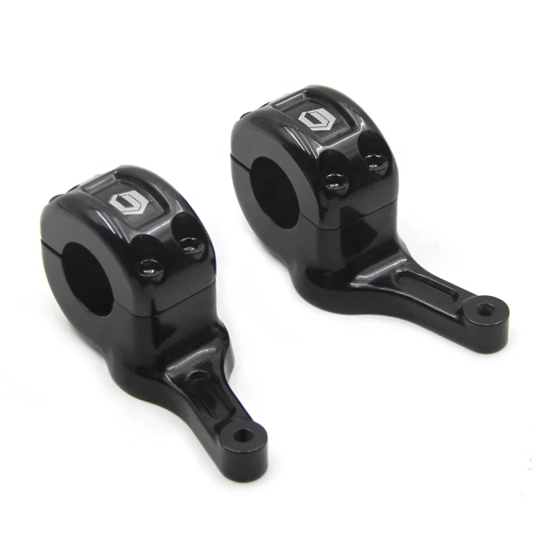 Chiefdom Black Aluminum Alloy Flat Handlebar Riser Kit, 1" Diameter, Fit 2022+ Cruiser Models
Chiefdom Black Aluminum Alloy Flat Handlebar Riser Kit, 1" Diameter, Fit 2022+ Cruiser Models