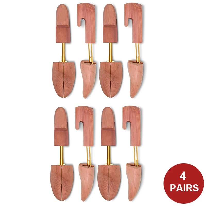 4-PACK Cedar Shoe Tree, Shoe Trees for Men, Shoe Trees for Women, Shoe Trees for Sneakers, Shoe Widener, Shoe Shaper
4-PACK Cedar Shoe Tree, Shoe Trees for Men, Shoe Trees for Women, Shoe Trees for Sneakers, Shoe Widener, Shoe Shaper