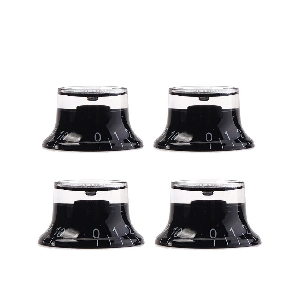 4Pcs Aluminum Guitar Volume Tone Control Knobs Black Silver Replacement Parts for Electric Bass Guitar Control Knobs Cap 
4Pcs Aluminum Guitar Volume Tone Control Knobs Black Silver Replacement Parts for Electric Bass Guitar Control Knobs Cap