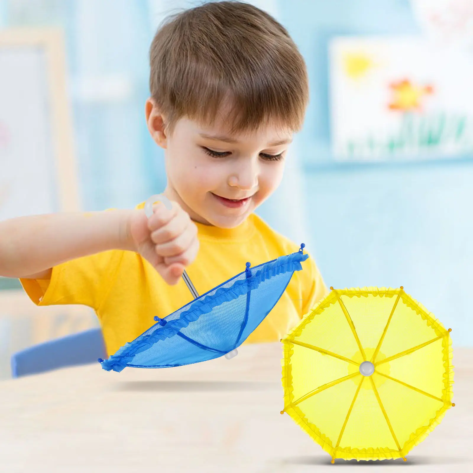 5Pcs Mini Umbrella Children Playhouse Accessories Cute Small Umbrella Lovely Mini House Decor Artistic Kids Room Ornament
5Pcs Mini Umbrella Children Playhouse Accessories Cute Small Umbrella Lovely Mini House Decor Artistic Kids Room Ornament