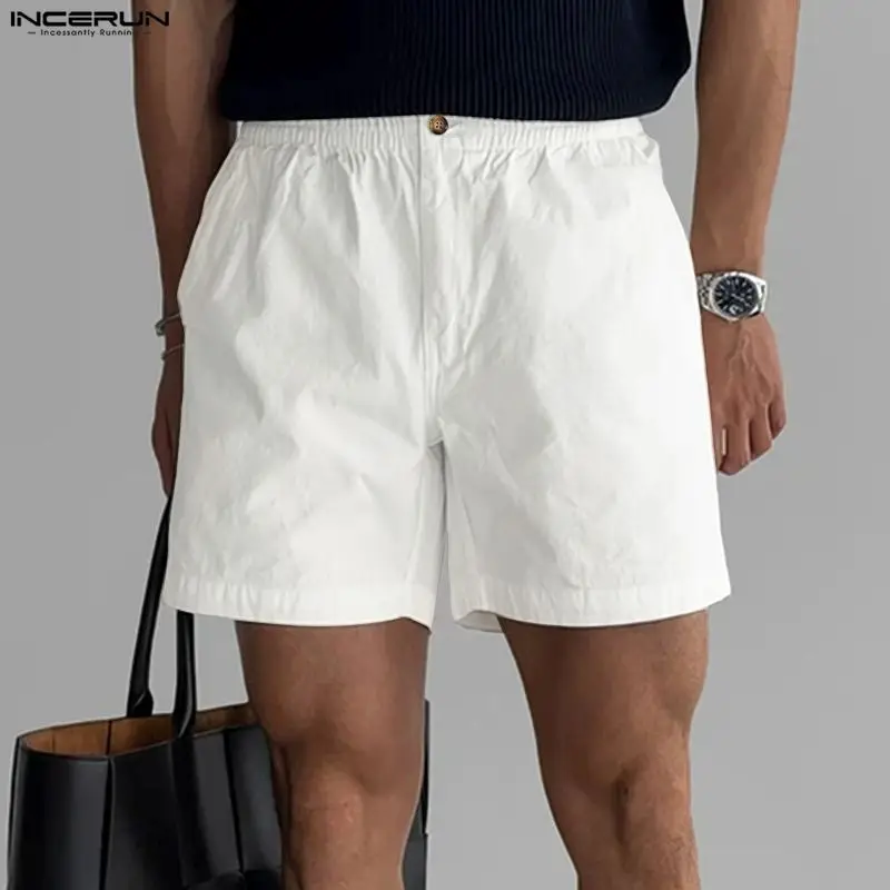 INCERUN Men Shorts Solid Color Button Joggers Summer Men Bottoms Streetwear Pockets 2026 Vacation Fashion Casual Shorts For Man
INCERUN Men Shorts Solid Color Button Joggers Summer Men Bottoms Streetwear Pockets 2026 Vacation Fashion Casual Shorts For Man