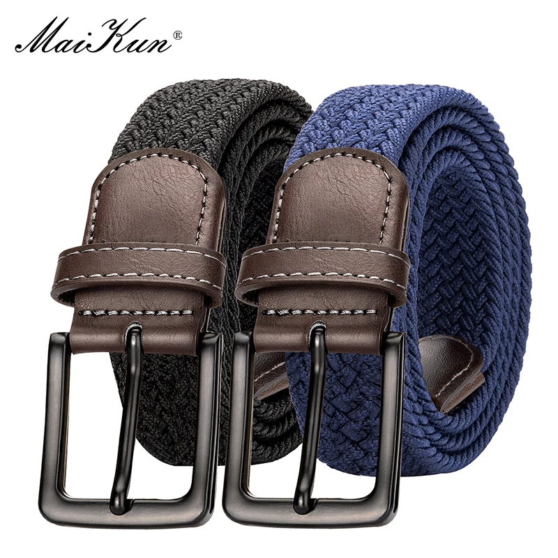 MaiKun 2PCS Canvas Men Belts Fashion Elastic Metal Pin Buckle Military Tactical Raided Stretch Woven Belts For Men For Work
MaiKun 2PCS Canvas Men Belts Fashion Elastic Metal Pin Buckle Military Tactical Raided Stretch Woven Belts For Men For Work