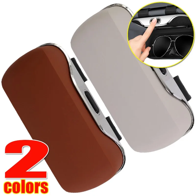 Multifunctional Car Sunglasses Holder Driver's Seat Clip Storage Case Eyewear Frame Car Sun Visor Holder Brown/gray
Multifunctional Car Sunglasses Holder Driver's Seat Clip Storage Case Eyewear Frame Car Sun Visor Holder Brown/gray