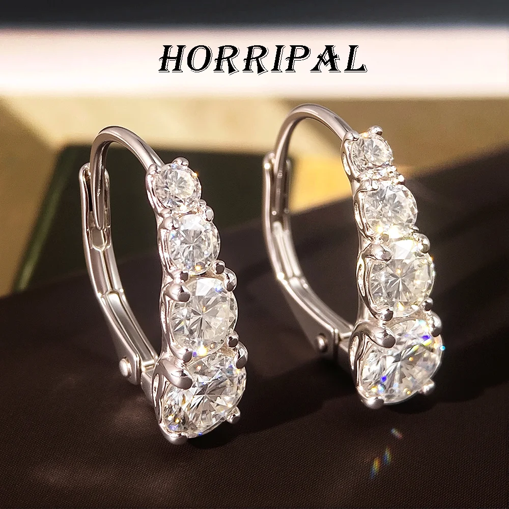HORRIPAL New Moissanite Stud Earrings for Women 925 Sterling Silver GRA Waterproof and colorfast Party Anniversary Fine Jewelry
HORRIPAL New Moissanite Stud Earrings for Women 925 Sterling Silver GRA Waterproof and colorfast Party Anniversary Fine Jewelry