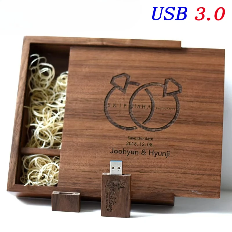 High Speed Photo Wooden Box USB 3.0 Flash Drive Free Logo Wedding Gifts Pen Drives Memory Stick Real Capacity U Disk 64GB/32GB
High Speed Photo Wooden Box USB 3.0 Flash Drive Free Logo Wedding Gifts Pen Drives Memory Stick Real Capacity U Disk 64GB/32GB