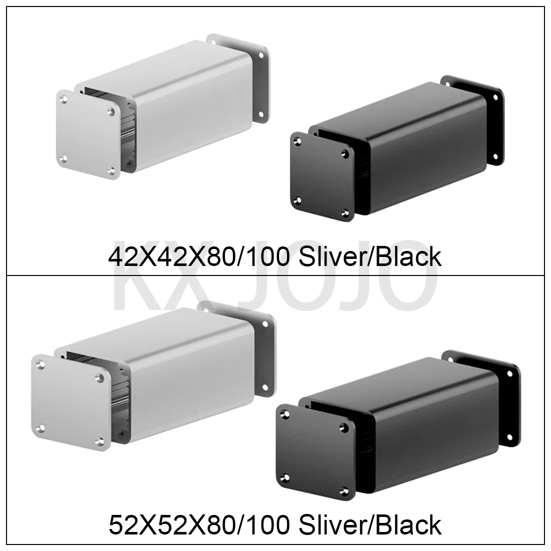 Aluminum Enclosure 42*42/52*52mm Waterproof Integrated Case Silver/Black DIY Electronic Project Protective Box Alloy Components
Aluminum Enclosure 42*42/52*52mm Waterproof Integrated Case Silver/Black DIY Electronic Project Protective Box Alloy Components