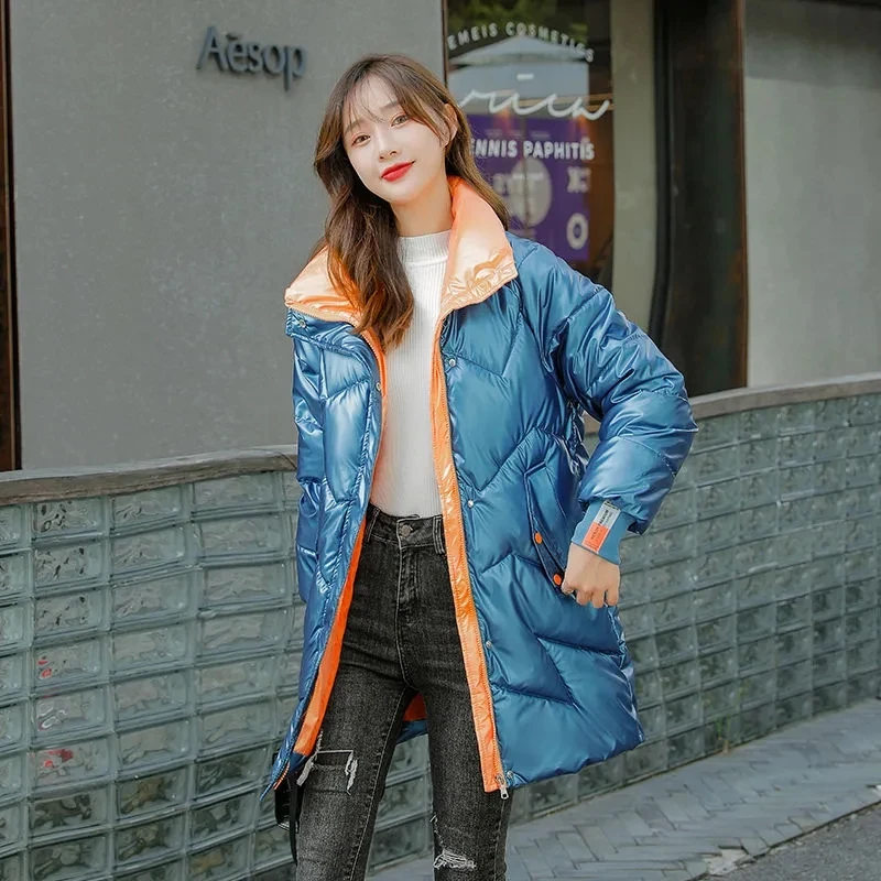 Wash-Free Glossy Down Cotton-Padded Jacket Women Long Section 2023 Korean Version Loose Cotton-Padded Jacket Thickened Winter
Wash-Free Glossy Down Cotton-Padded Jacket Women Long Section 2023 Korean Version Loose Cotton-Padded Jacket Thickened Winter