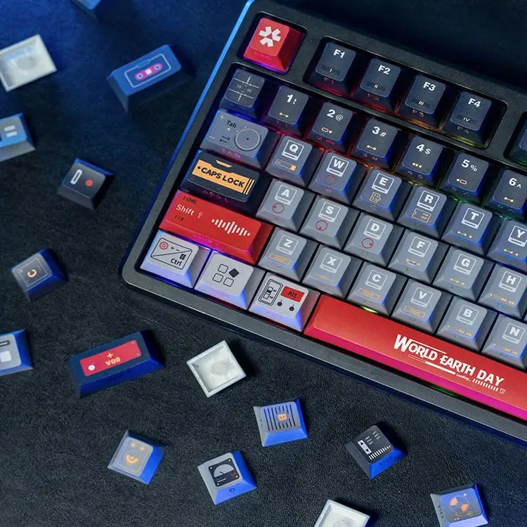 Time Theme Keycaps Side Engraved Translucent PBTcherry Profile Keycaps 132-key Customized Keycaps for Mechanical Keyboard Gift
Time Theme Keycaps Side Engraved Translucent PBTcherry Profile Keycaps 132-key Customized Keycaps for Mechanical Keyboard Gift