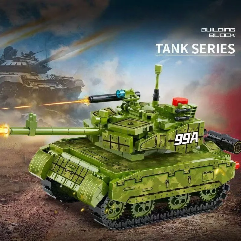 99A Tiger Tank Military Toy Assembly Set, a collectible military vehicle model, suitable as a gift for military enthusiasts
99A Tiger Tank Military Toy Assembly Set, a collectible military vehicle model, suitable as a gift for military enthusiasts