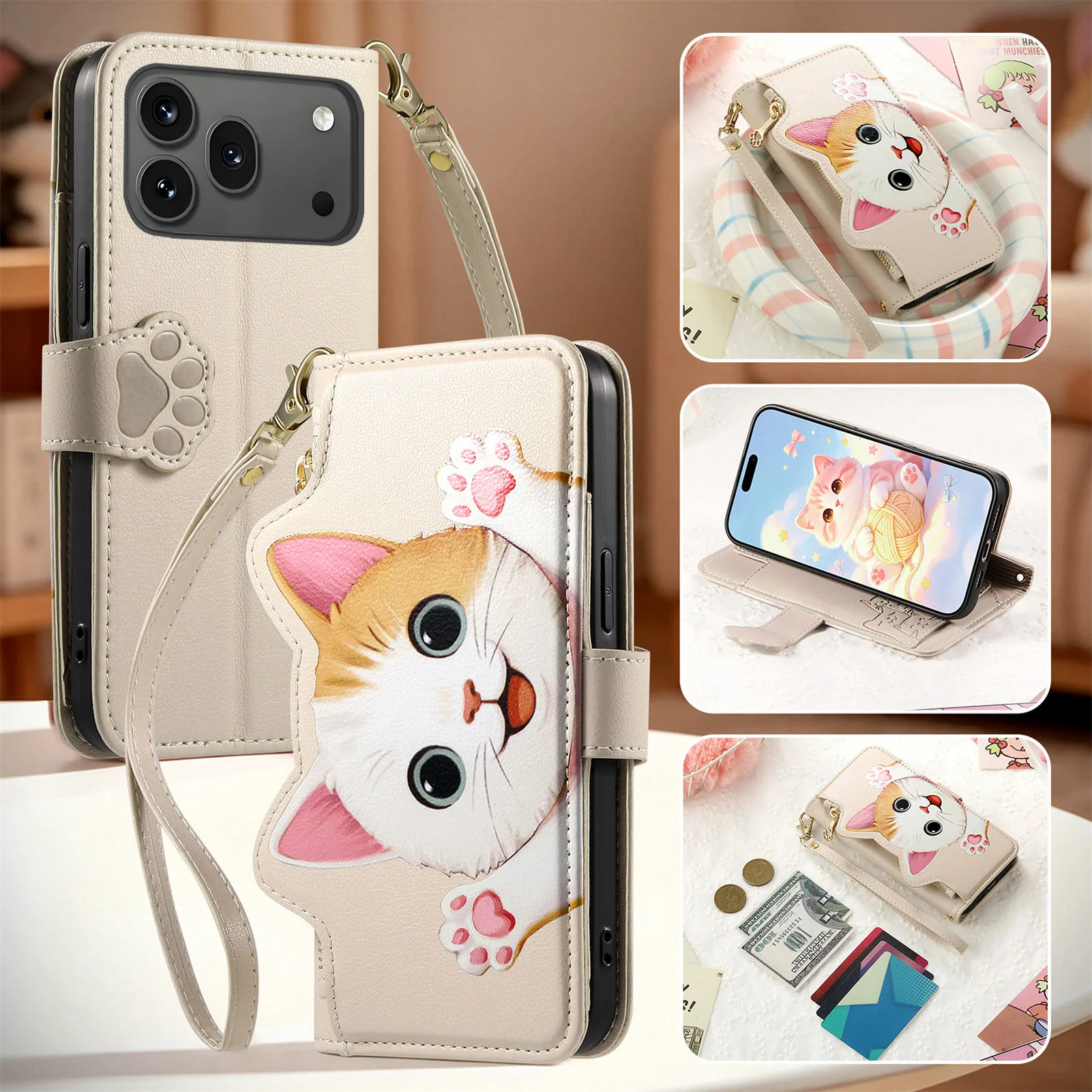 Detachable Wristband Magnetic Flip Cover for Huawei Mate 60 70 80 Pro Max/Pura 90 80/Nova 13 14 15 Ultra with Wallet Card Slots
Detachable Wristband Magnetic Flip Cover for Huawei Mate 60 70 80 Pro Max/Pura 90 80/Nova 13 14 15 Ultra with Wallet Card Slots
