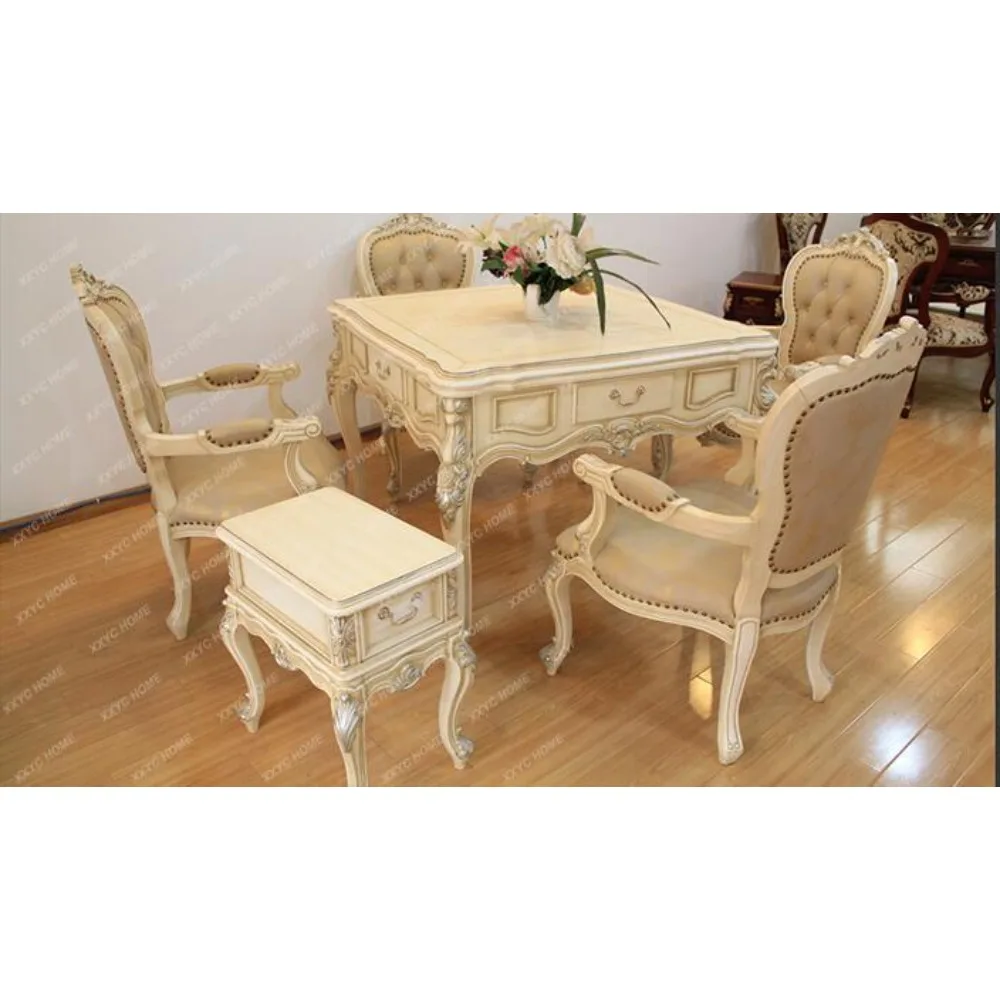 Solid Wood Electric Mahjong Table Integrated Household Mahjong Machine Automatic Dining Table Dual-Use
Solid Wood Electric Mahjong Table Integrated Household Mahjong Machine Automatic Dining Table Dual-Use