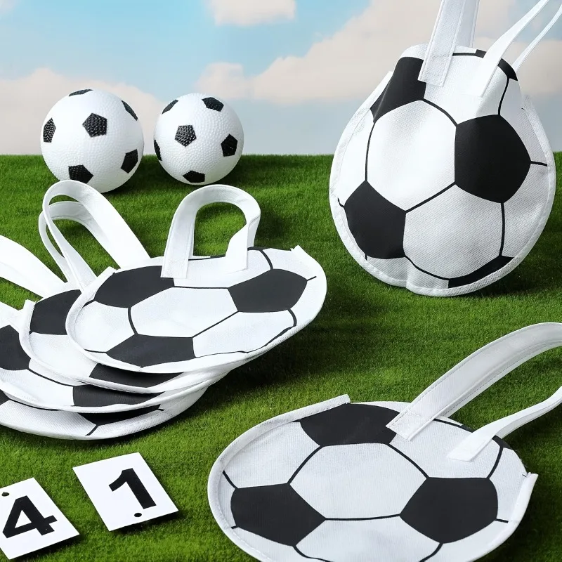 20 Pack Soccer Party Gift Bags Non-Woven Fabric Sports-Themed Tote Bags for Team Celebrations Birthday Parties Soccer Additions
20 Pack Soccer Party Gift Bags Non-Woven Fabric Sports-Themed Tote Bags for Team Celebrations Birthday Parties Soccer Additions
