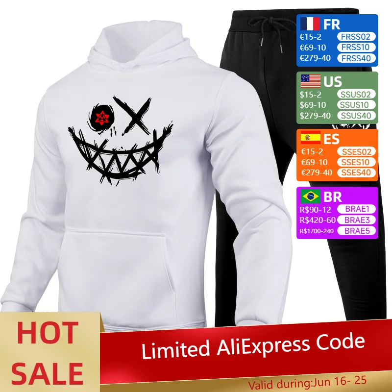 2025 Brand New Men's Fashion Tracksuit Hooded Sweatshirts Sweatpants Male Outdoor Fitness Sporty Jogger Suit Urban Casual Outfit
2025 Brand New Men's Fashion Tracksuit Hooded Sweatshirts Sweatpants Male Outdoor Fitness Sporty Jogger Suit Urban Casual Outfit