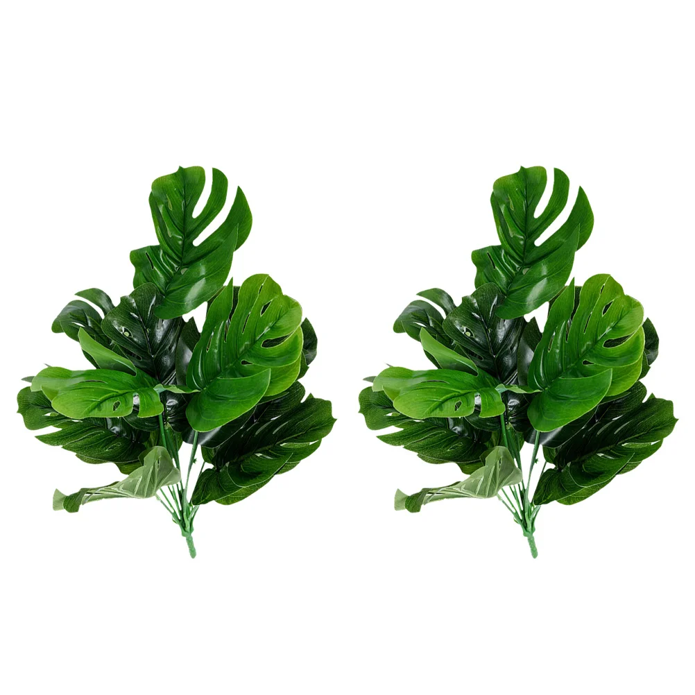 2pcs Artificial Monstera Leaves 12 Heads Fake Palm Vine Green Simulation Plant For Home Decoration Living Room Bedroom Office
2pcs Artificial Monstera Leaves 12 Heads Fake Palm Vine Green Simulation Plant For Home Decoration Living Room Bedroom Office