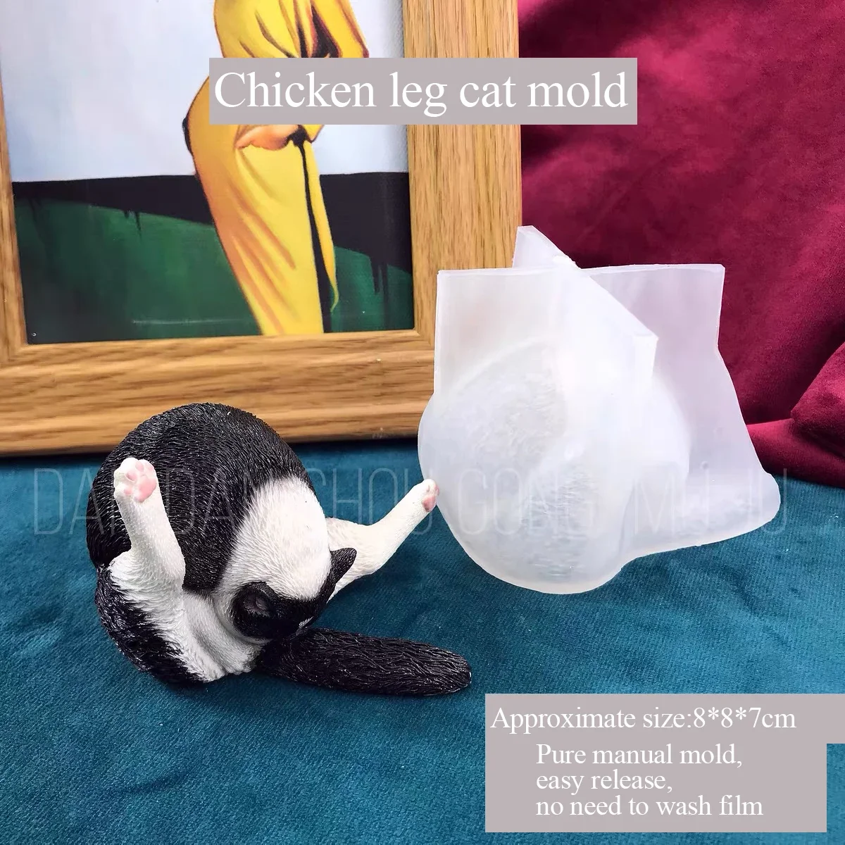 Cat Mold for Aromatherapy Plaster, Epoxy Resin Mold, Three-Dimensional Silicone Mold, Cute Chicken Leg, DIY
Cat Mold for Aromatherapy Plaster, Epoxy Resin Mold, Three-Dimensional Silicone Mold, Cute Chicken Leg, DIY