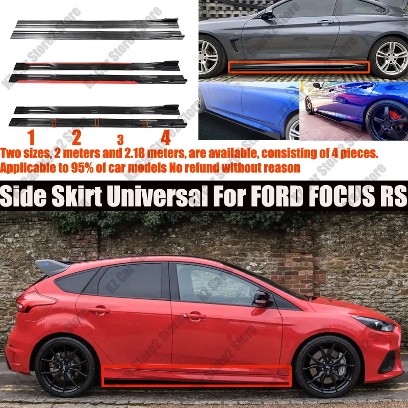 FOR FORD FOCUS RS 2M Car Side Skirt Extension Plate Lip Separator Bumper 2.18M Racing Side Spoiler Universal Car Side
FOR FORD FOCUS RS 2M Car Side Skirt Extension Plate Lip Separator Bumper 2.18M Racing Side Spoiler Universal Car Side