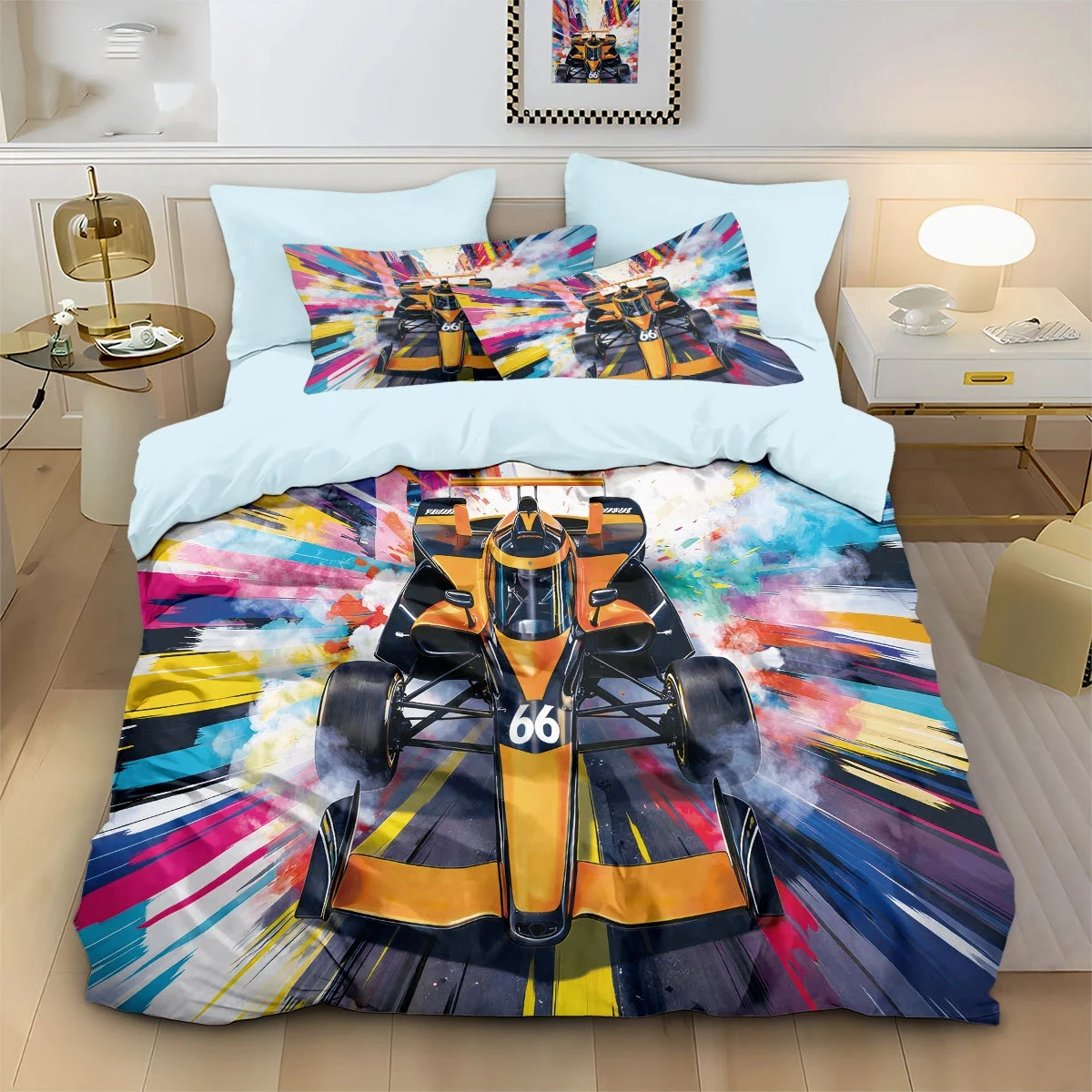 Formula racing car Bedding Set Cars Duvet Cover Set Bed Set Aldult Kid Bedroom Single Twin Full Queen King
Formula racing car Bedding Set Cars Duvet Cover Set Bed Set Aldult Kid Bedroom Single Twin Full Queen King