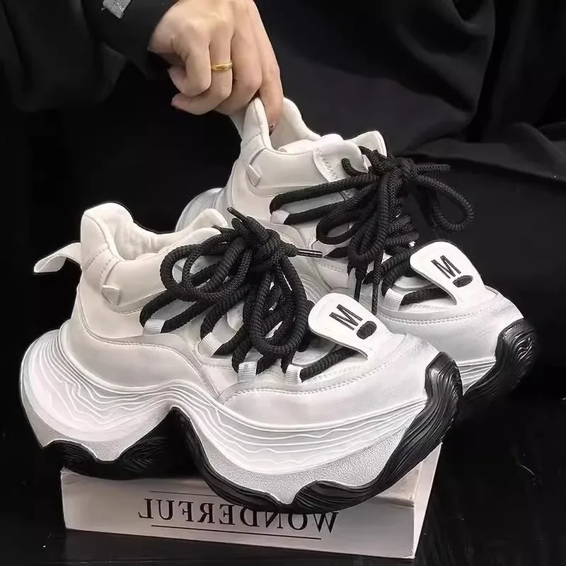 2025 High Quality Ladies Shoes Outdoor Women's Vulcanize Shoes Platform Women Sneakers Round Toe Lace Up Women's Casual Shoes
2025 High Quality Ladies Shoes Outdoor Women's Vulcanize Shoes Platform Women Sneakers Round Toe Lace Up Women's Casual Shoes