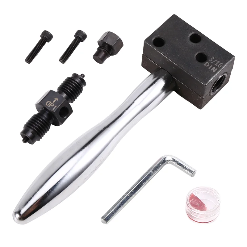 YLS-3/16 Inch Brake Line Double Flaring Tool Handheld 45 Degree For Brake Hose Nickel Tube And Copper Tubing
YLS-3/16 Inch Brake Line Double Flaring Tool Handheld 45 Degree For Brake Hose Nickel Tube And Copper Tubing