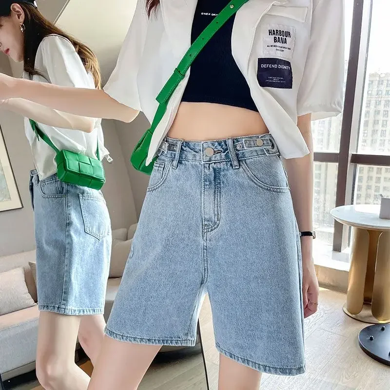 Шорты женские с высокой талией джинсовые обжимные классические ретро Harajuku летние женские широкие короткие брюки для отдыха в уличном стиле новые короткие брюки
Шорты женские с высокой талией джинсовые обжимные классические ретро Harajuku летние женские широкие короткие брюки для отдыха в уличном стиле новые короткие брюки