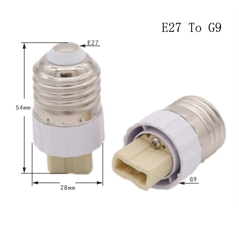 1/5/10Pcs E27 To G9 Flame Retardant Pc Ceramic Lampholder Conversion Head For Led Energy Saving Lamp Base Type Adaptor B1
1/5/10Pcs E27 To G9 Flame Retardant Pc Ceramic Lampholder Conversion Head For Led Energy Saving Lamp Base Type Adaptor B1