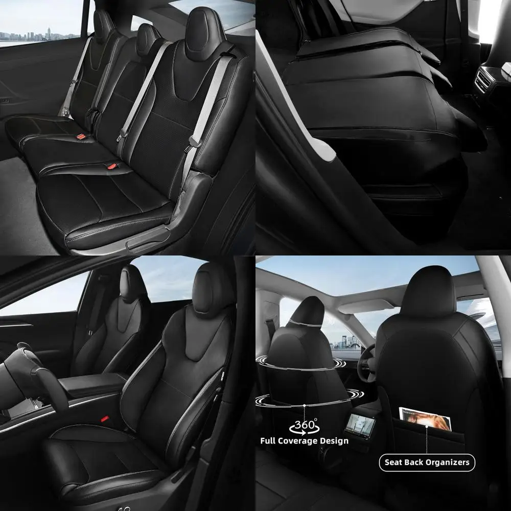 Customized Seat Covers for Tesla Model X 5 Seats 2020 2021 2022 2023 Faux Leather Seat Covers Full Set Accessories - Black
Customized Seat Covers for Tesla Model X 5 Seats 2020 2021 2022 2023 Faux Leather Seat Covers Full Set Accessories - Black