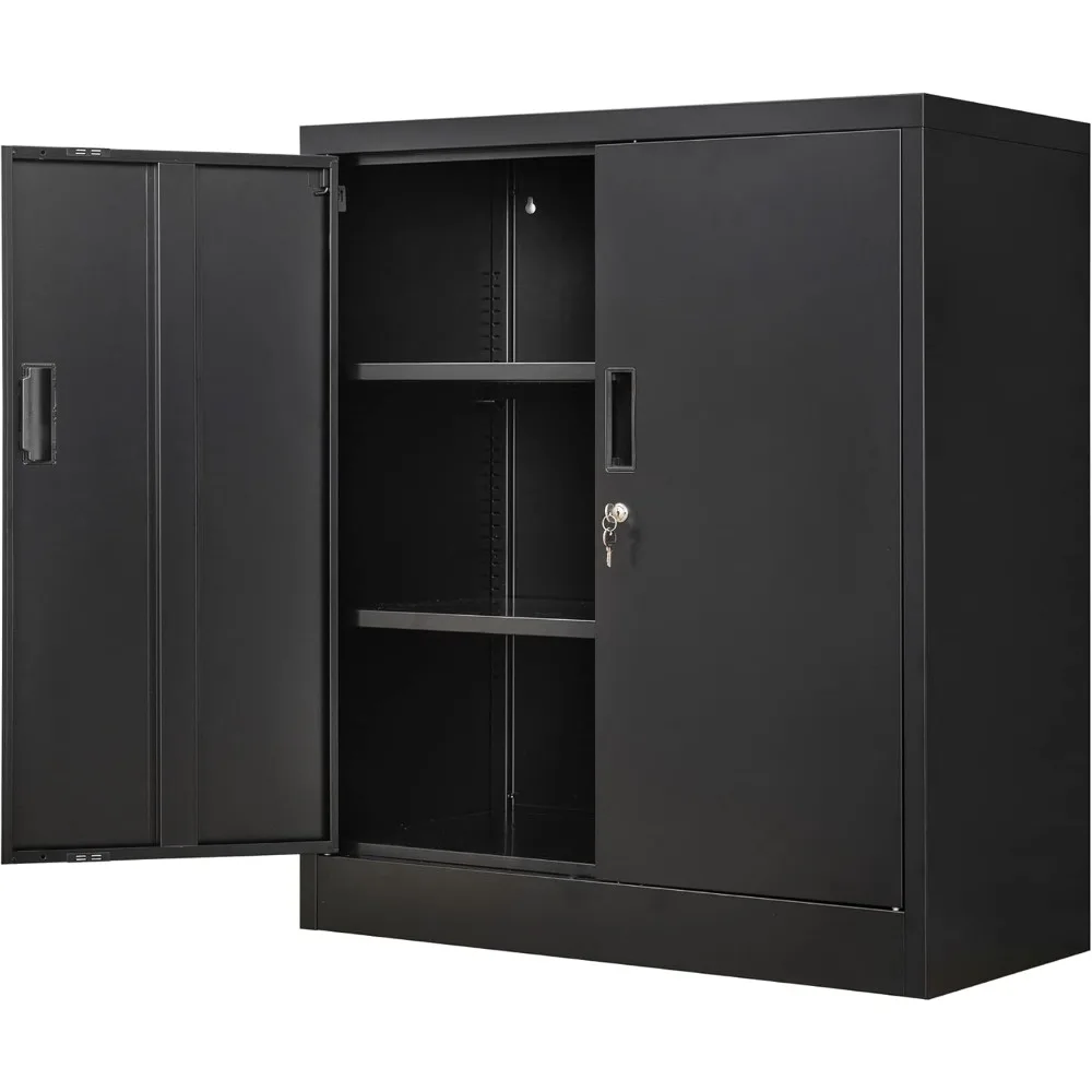 Metal Storage Cabinet, 36.2" H Locking Storage Cabinet with Adjustable Shelves for Garage, Home, Office, Utility Room-Black
Metal Storage Cabinet, 36.2" H Locking Storage Cabinet with Adjustable Shelves for Garage, Home, Office, Utility Room-Black