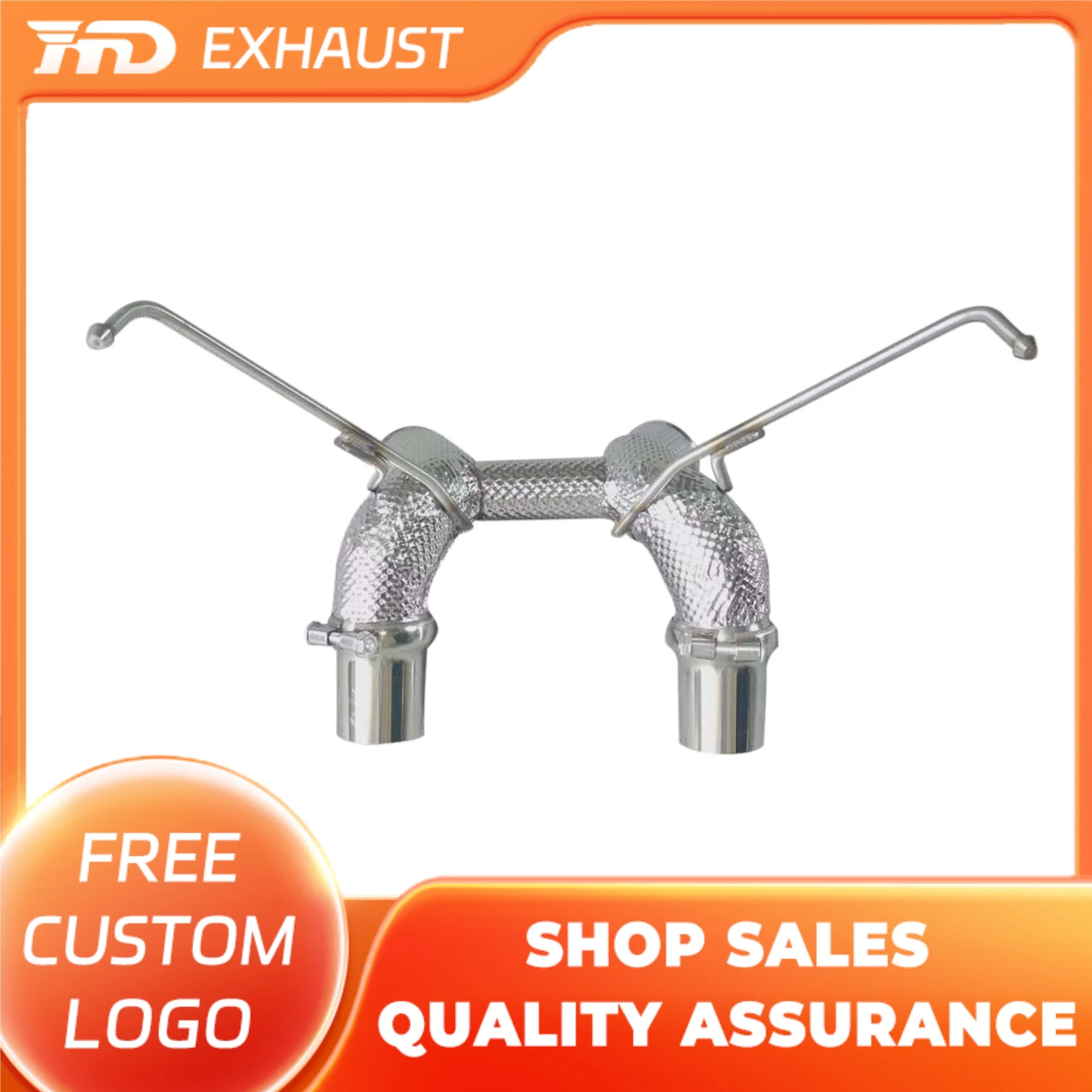 HMD Stainless Steel Exhaust System Performance with heat shield Catback for McLaren 600LT 3.8T 2018-2021 Without Valve Muffler
HMD Stainless Steel Exhaust System Performance with heat shield Catback for McLaren 600LT 3.8T 2018-2021 Without Valve Muffler