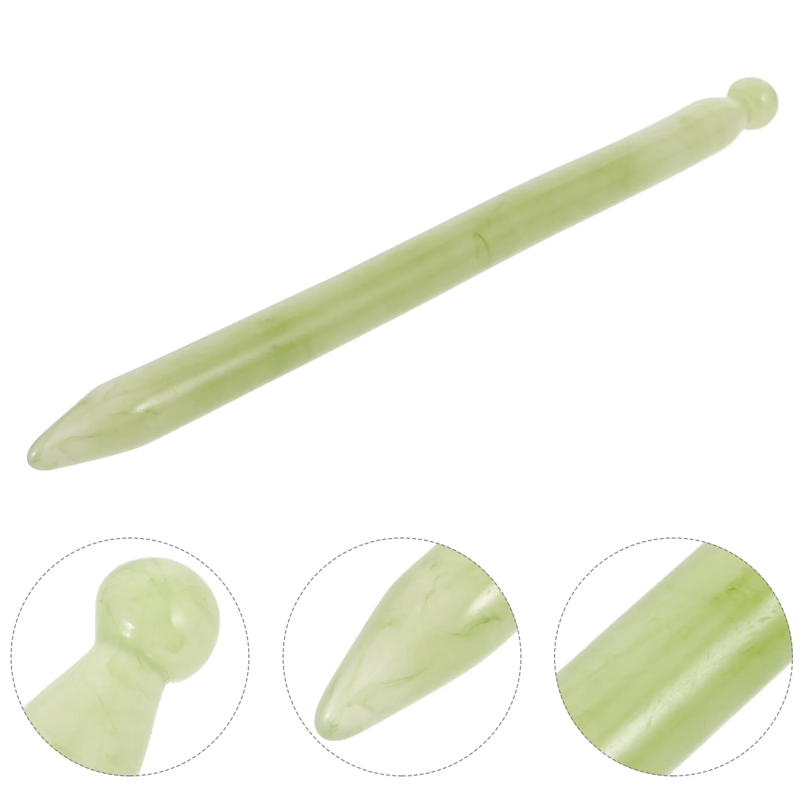 Jade Massage Stick Resin Acupoint Massager for Foot Hand Relaxation Portable Lightweight Body Muscle Relief Tool
Jade Massage Stick Resin Acupoint Massager for Foot Hand Relaxation Portable Lightweight Body Muscle Relief Tool