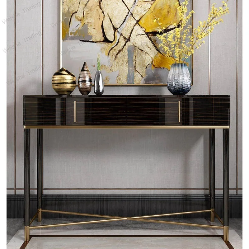 Light luxury post-modern entrance cabinet, entrance table high-end villa model house
Light luxury post-modern entrance cabinet, entrance table high-end villa model house
