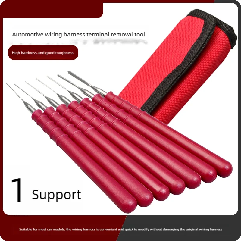 7-Piece Automotive Terminal Removal Tool Set - Pin Extractor/Pusher/Puller for Car Audio/Navigation Modification
7-Piece Automotive Terminal Removal Tool Set - Pin Extractor/Pusher/Puller for Car Audio/Navigation Modification