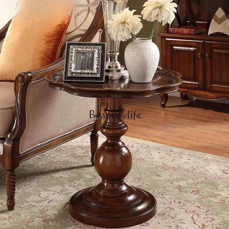 yj19 American Style Solid Wood Sofa Side Table Coffee Table European Style Small Side Table Living Room
yj19 American Style Solid Wood Sofa Side Table Coffee Table European Style Small Side Table Living Room
