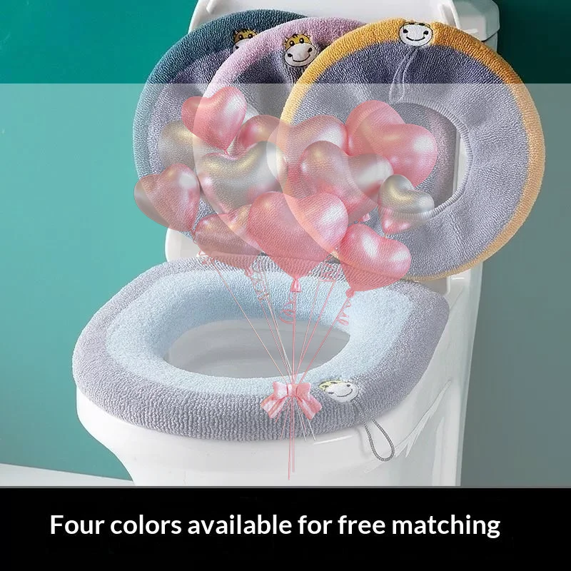 Soft Fleece Toilet Seat Cover Mat Thicken Washable Winter Warm Closestool Mat for Home Bathroom Comfort
Soft Fleece Toilet Seat Cover Mat Thicken Washable Winter Warm Closestool Mat for Home Bathroom Comfort