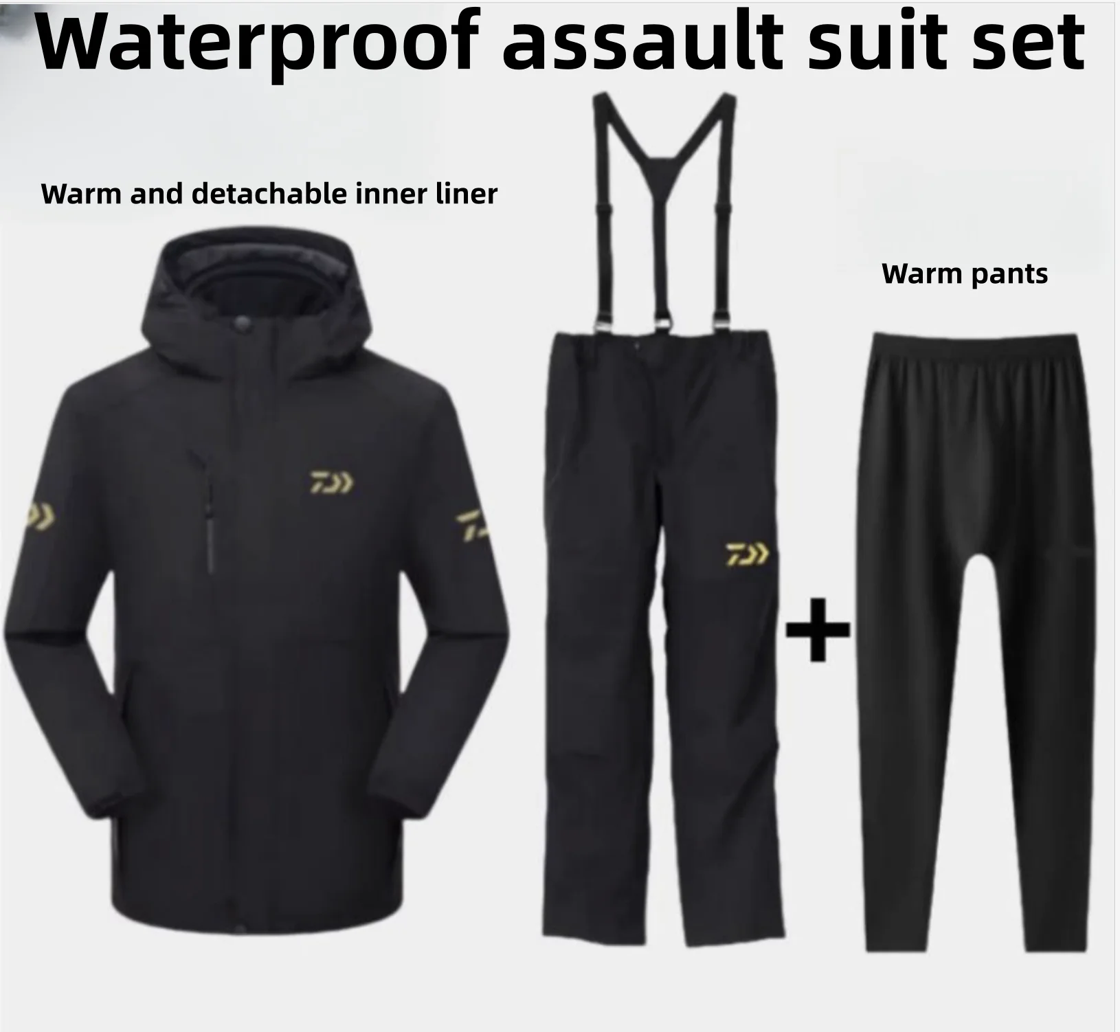2024 Winter Fishing Suit Military Tactical Assault Jacket Hunting Men's Mountaineering Charge Coat Waterproof and Warm Pants
2024 Winter Fishing Suit Military Tactical Assault Jacket Hunting Men's Mountaineering Charge Coat Waterproof and Warm Pants
