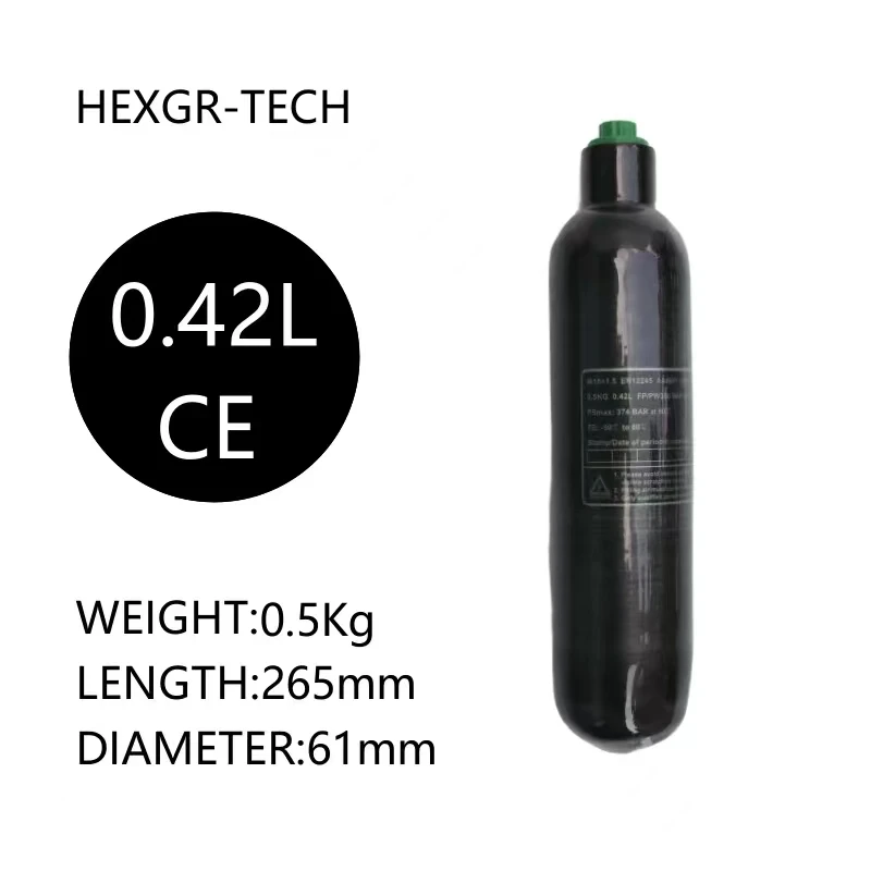 Углеродное волокно, HPA Tanque De Mergulho, бутылка Mergulho, M18 * 1,5, 4500PSI, 300Bar, 30MPA, 0.42L
Углеродное волокно, HPA Tanque De Mergulho, бутылка Mergulho, M18 * 1,5, 4500PSI, 300Bar, 30MPA, 0.42L