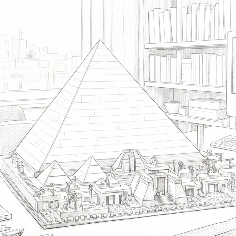 1476PCS Pyramid of Giza Building Set Egyptian Model Bricks STEM Educational Toy bricks
1476PCS Pyramid of Giza Building Set Egyptian Model Bricks STEM Educational Toy bricks