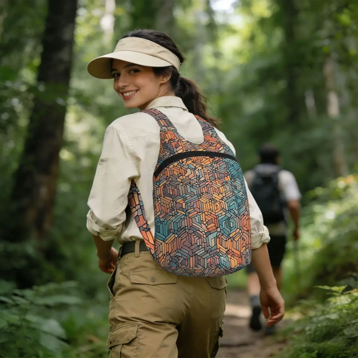 Grey Man's Veil Volcanic Tessellation Student Backpack School Bag Hiking Travel Daypack Men Women Storage Bookbag Shoulder Bags
Grey Man's Veil Volcanic Tessellation Student Backpack School Bag Hiking Travel Daypack Men Women Storage Bookbag Shoulder Bags