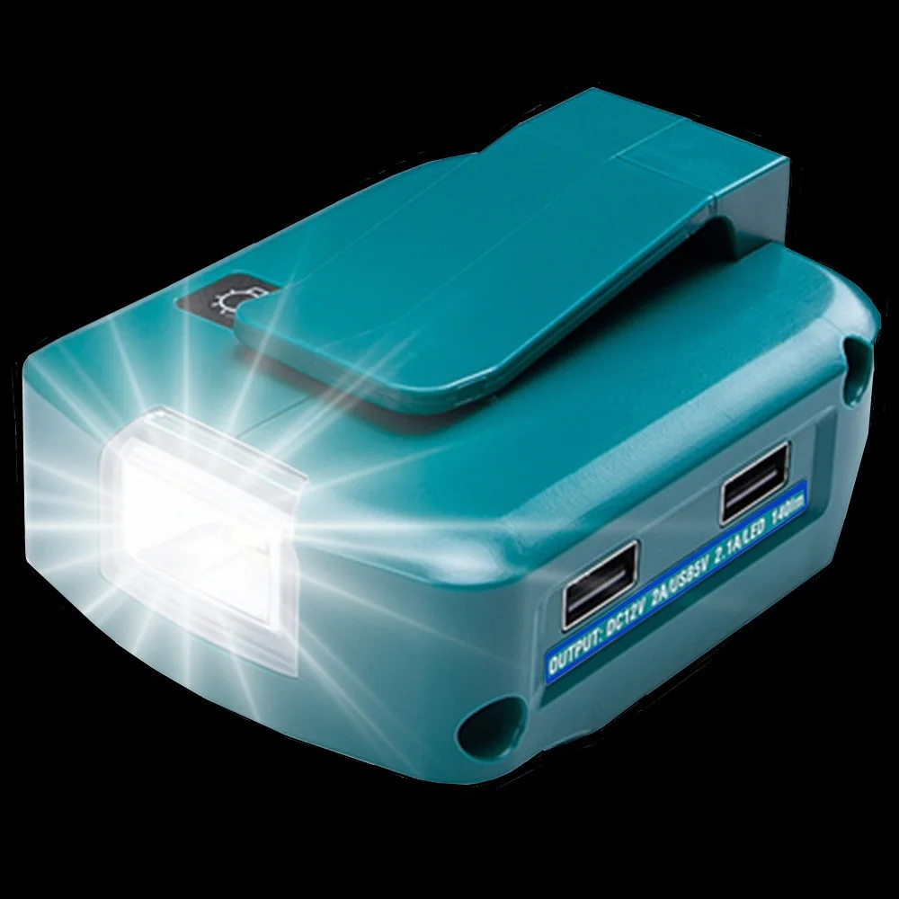 LED Light Working Lamp with two USB Adapter Converter suit For Makita14.4V 18V Li-ion Battery BL1430 BL1815 BL1830 BL1840BL1850
LED Light Working Lamp with two USB Adapter Converter suit For Makita14.4V 18V Li-ion Battery BL1430 BL1815 BL1830 BL1840BL1850