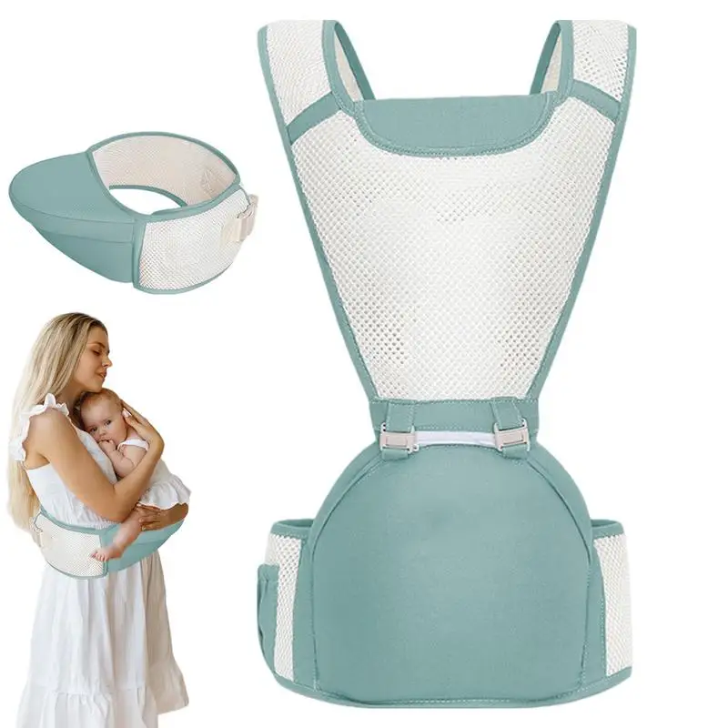 Baby Carrier with Hip Seat Breathable Mesh Child Holder Adjustable Waistband & Hip Seat for Toddler Baby Holder with Storage
Baby Carrier with Hip Seat Breathable Mesh Child Holder Adjustable Waistband & Hip Seat for Toddler Baby Holder with Storage