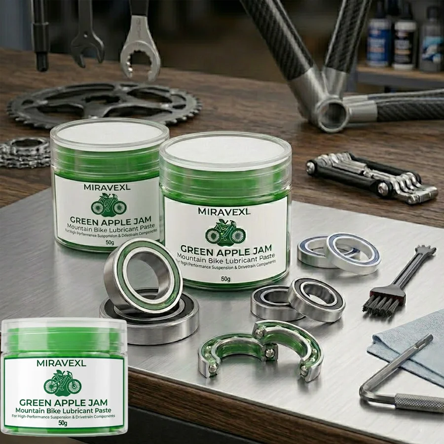 Waterproof Bicycle Bearing Grease Green Lube for Hubs BB Headsets. Synthetic Maintenance for MTB Road Bike Shimano SRAM Parts
Waterproof Bicycle Bearing Grease Green Lube for Hubs BB Headsets. Synthetic Maintenance for MTB Road Bike Shimano SRAM Parts