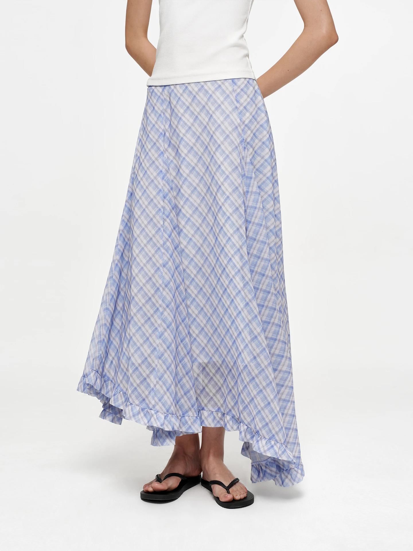 Redolence Early Autumn Long Plaid Skirt Women's Ele A-Line Midi Skirt Asymmetrical Hem Vintage Chic Casual Sle
Redolence Early Autumn Long Plaid Skirt Women's Ele A-Line Midi Skirt Asymmetrical Hem Vintage Chic Casual Sle