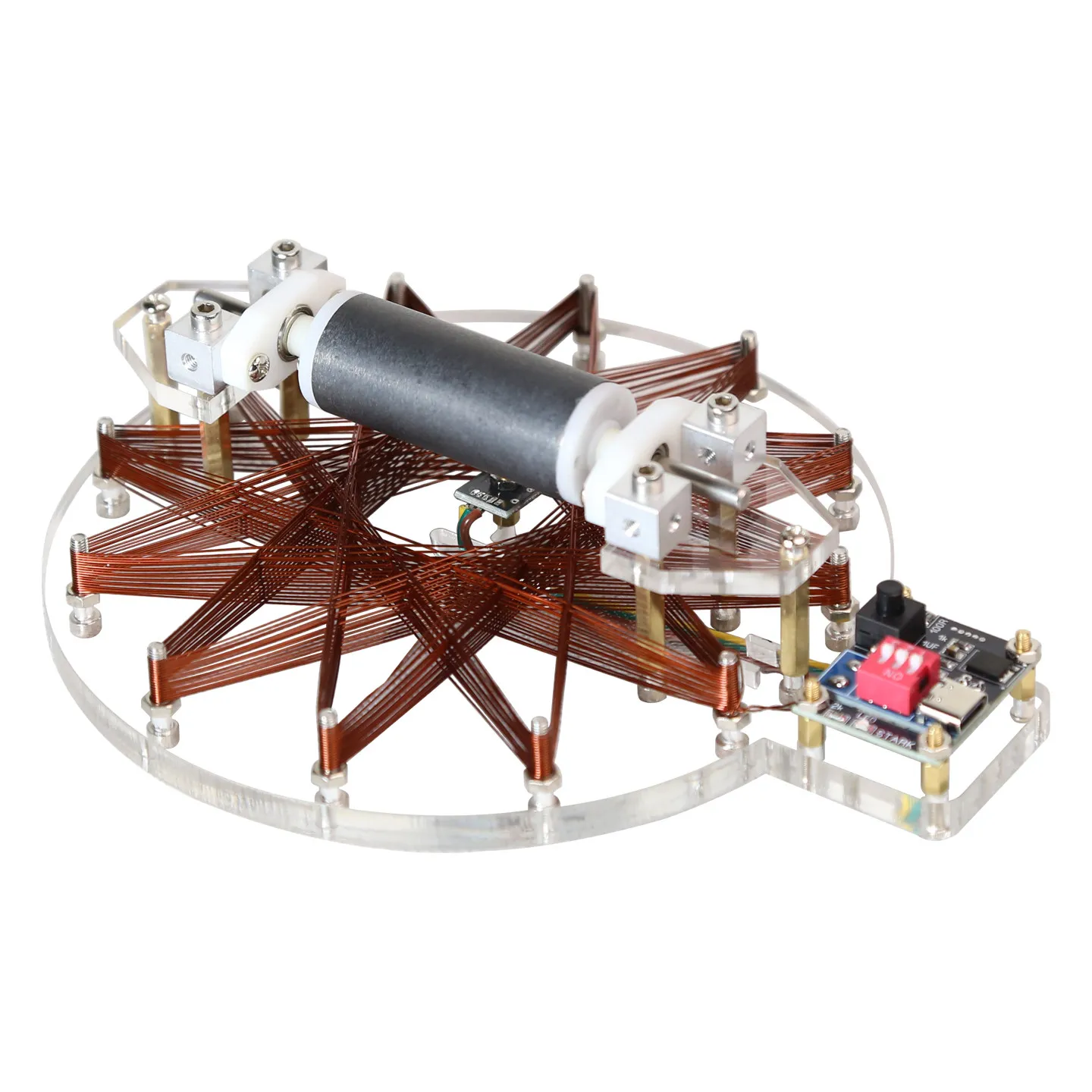 Hall Motor Model 20000RPM High Speed Suspension Marco Rodin Star Coil Science Education Teching Aids Ornament Creative Toy Gift
Hall Motor Model 20000RPM High Speed Suspension Marco Rodin Star Coil Science Education Teching Aids Ornament Creative Toy Gift