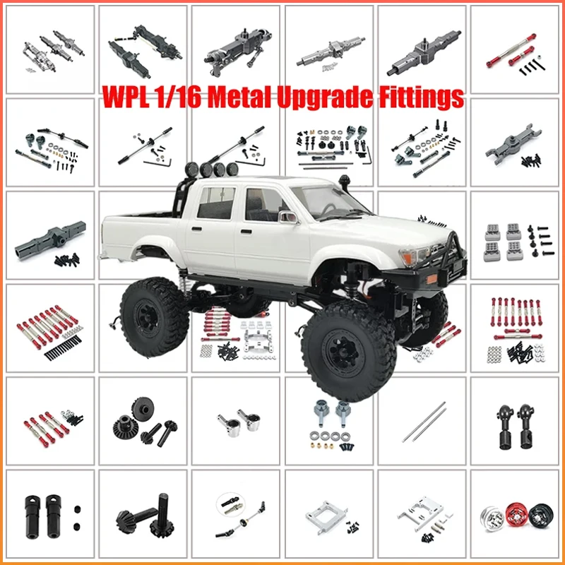 WPL C64 C54 C24 B16 D12 D62 1/16 RC Металлическая алюминиевая модернизированная рулевая тяга Передняя и задняя ось Рулевой чашки Подшипник Комплект амортизаторов шин
WPL C64 C54 C24 B16 D12 D62 1/16 RC Металлическая алюминиевая модернизированная рулевая тяга Передняя и задняя ось Рулевой чашки Подшипник Комплект амортизаторов шин