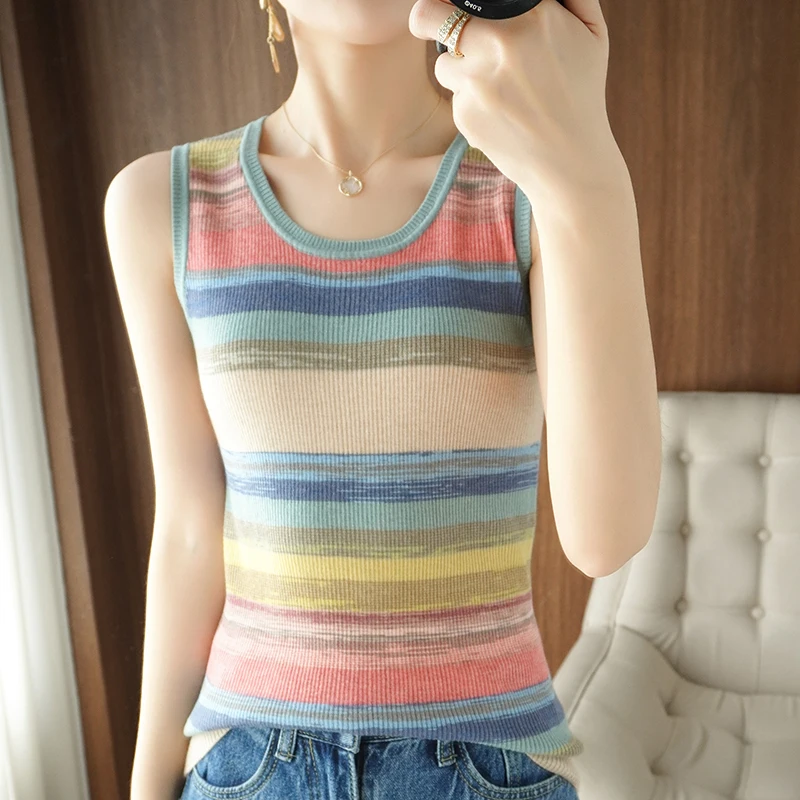 wool vests for women worsted Vest Pullover Sleeveless sweater Women's Elegant sweaters korean fashion Pure Wool 2022 Hot Sale
wool vests for women worsted Vest Pullover Sleeveless sweater Women's Elegant sweaters korean fashion Pure Wool 2022 Hot Sale