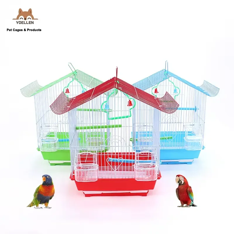 Low Price Hot Selling Red Blue Green Colorful Portable Animal Cocktail Canary House Small Animal Breeding Wire Metal Bird
Low Price Hot Selling Red Blue Green Colorful Portable Animal Cocktail Canary House Small Animal Breeding Wire Metal Bird