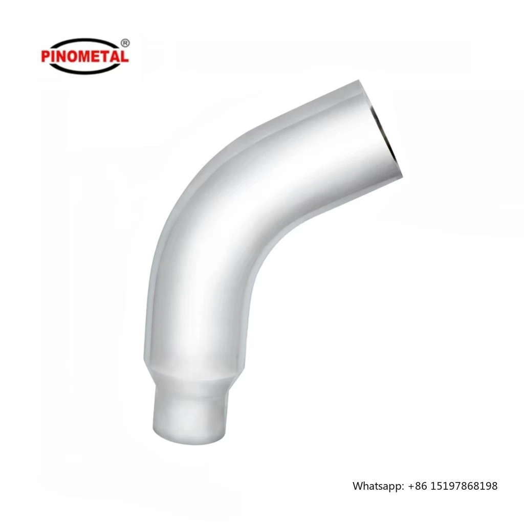 Factory Custom 8 Inch Reduced To 5 Inch Outer Diameter 58 Degree Chrome Bend Exhaust Elbow For Peterbilt 379
Factory Custom 8 Inch Reduced To 5 Inch Outer Diameter 58 Degree Chrome Bend Exhaust Elbow For Peterbilt 379