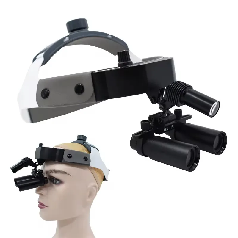 JUMTOP Dental Loupes with Light Dentist Binoculars 6X Professional Magnifying Glass Surgical Lamp Surgery Dentistry Equipment
JUMTOP Dental Loupes with Light Dentist Binoculars 6X Professional Magnifying Glass Surgical Lamp Surgery Dentistry Equipment